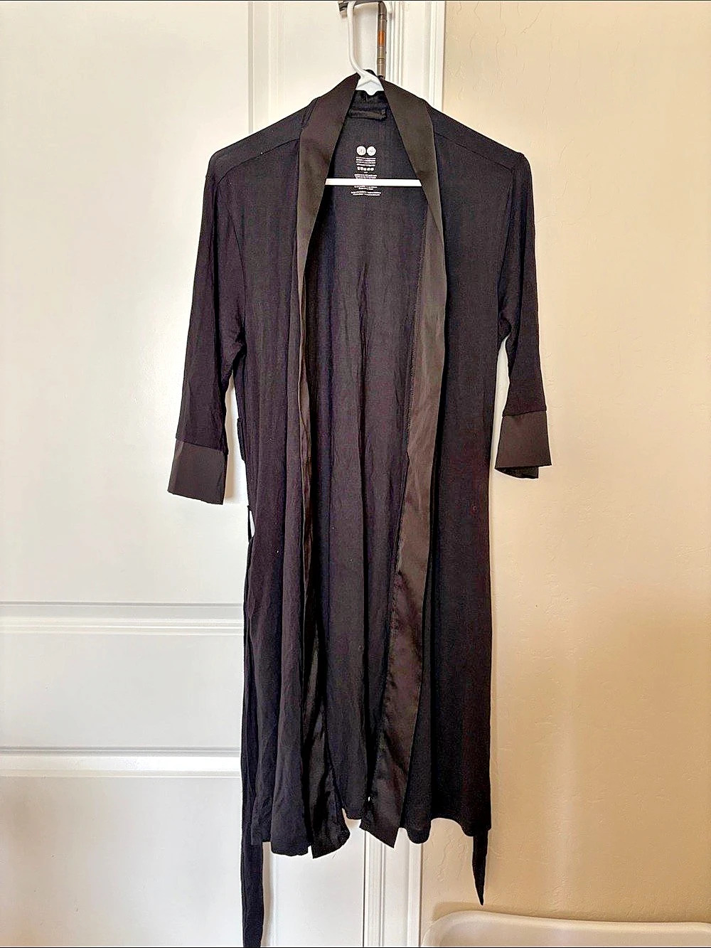 Kindred Bravely Emmaline Maternity & Nursing Robe Black Small/Medium